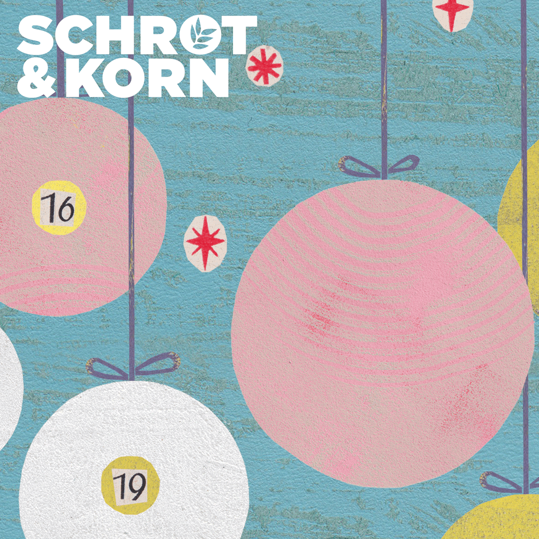 Post Schrot&Korn Adventskalender 2022, Illustration: Elke Ehninger